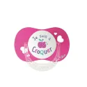 Luc et Léa Sucette Anatomique Silicone +18 mois-Rose