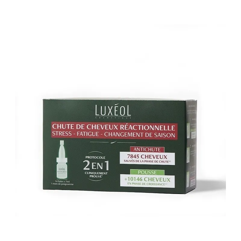 Luxéol Chute de Cheveux Réactionnelle 14X7ml Luxéol Chute de Cheveux Réactionnelle 14X7ml