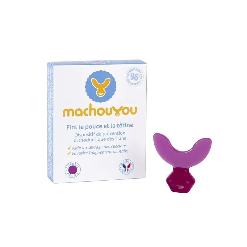 Machouyou Masticateur Enfant 2-6 ans-prune