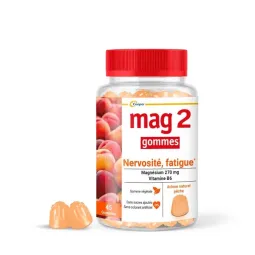 Mag 2 Nervosite Fatigue 45 Gommes Pêche