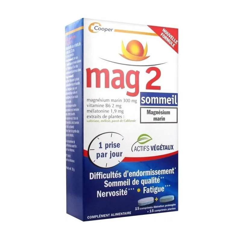 Mag 2 Sommeil 30 Comprimés