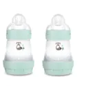 Mam 2 Biberons Easy Start 0+ mois 160ml Bleu Mam 2 Biberons Easy Start 0+ mois 160ml Bleu