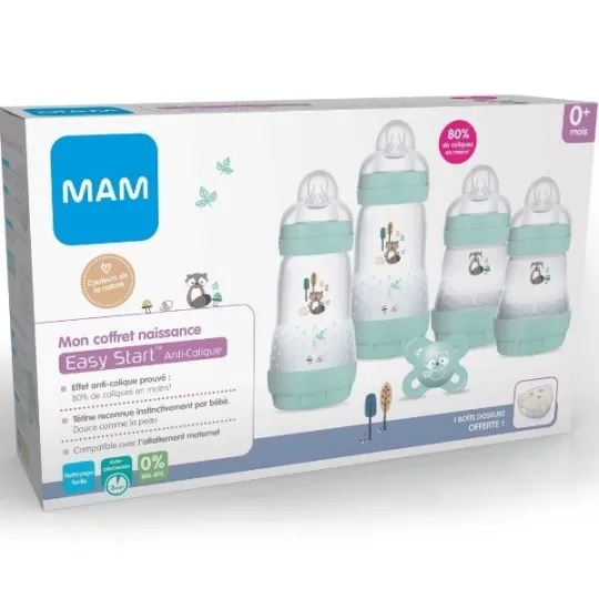 Mam 2 Biberons Easy Start Mon Coffret Naissance Mam 2 Biberons Easy Start Mon Coffret Naissance