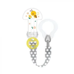 MAM Attache-Sucette réglable avec Clip -Abeille