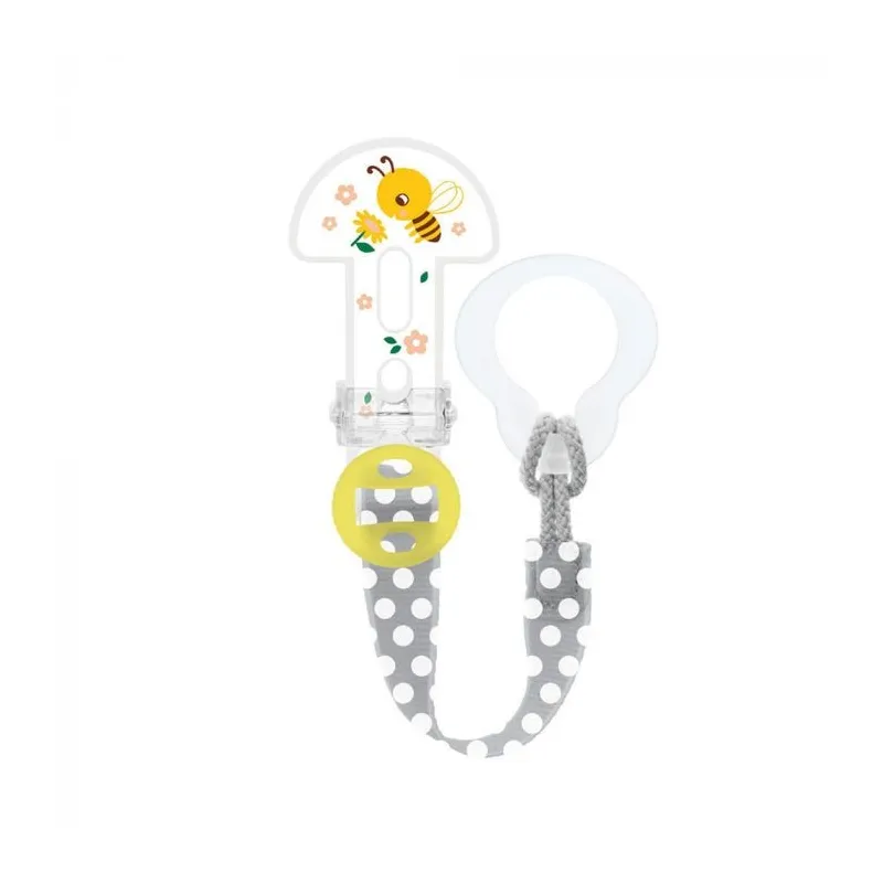 MAM Attache-Sucette réglable avec Clip -Abeille MAM Attache-Sucette réglable avec Clip -Abeille