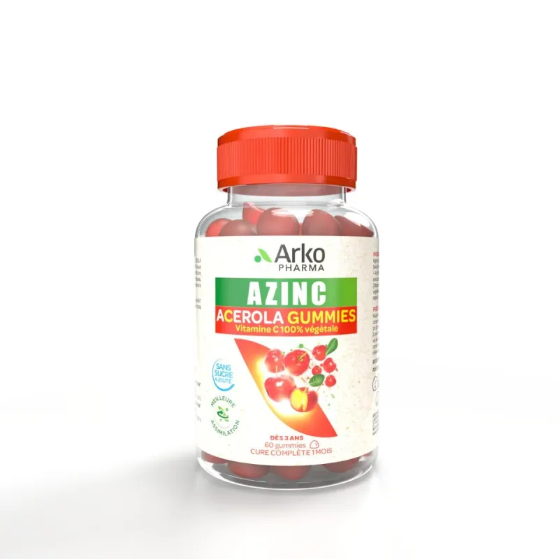 Arkopharma Azinc Acerola Gummies 60 gummies