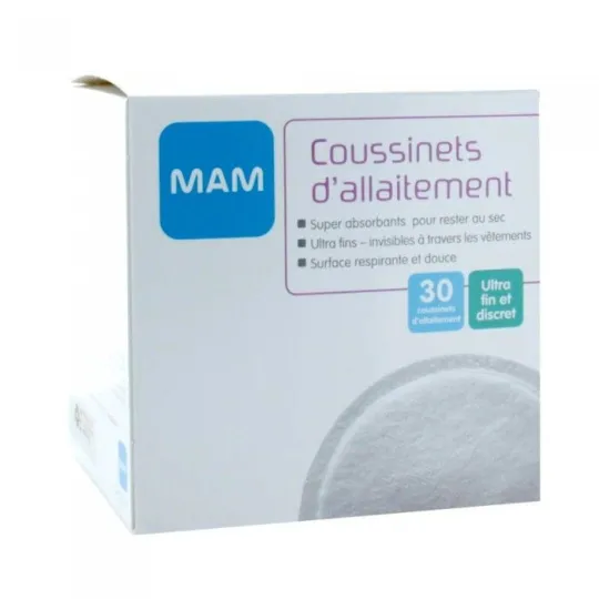 MAM Coussinets d'allaitement x30 MAM Coussinets d'allaitement x30