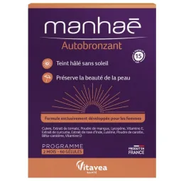 Manhaé Autobronzant 60 gélules