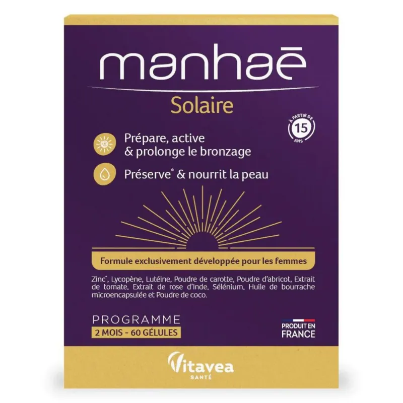Manhaé Solaire 60 gélules