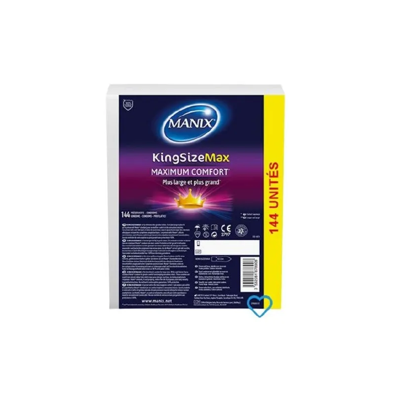 Manix King Size Max Préservatifs x 144