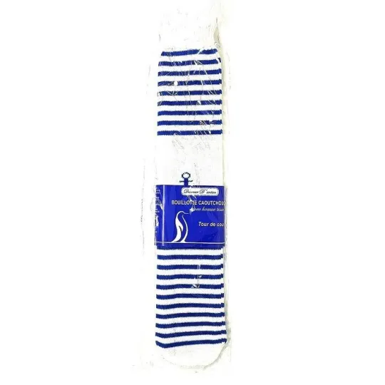 Manupharm Bouillotte Tour de Cou Caoutchouc avec Housse Décorée-Tour de cou marine Manupharm Bouillotte Tour de Cou Caoutchouc avec Housse Décorée-Tour de cou marine