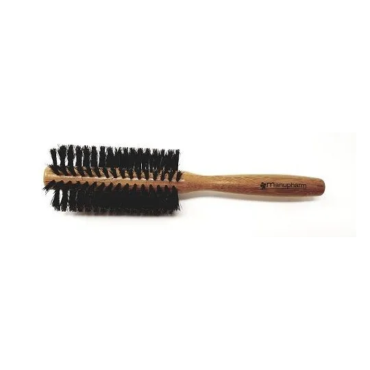 Manupharm Brosse Ronde Bois et Poils de Sanglier Manupharm Brosse Ronde Bois et Poils de Sanglier