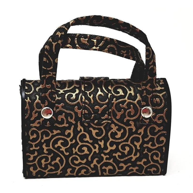 Manupharm Set Manucure Mini Sac Noir et Doré Manupharm Set Manucure Mini Sac Noir et Doré