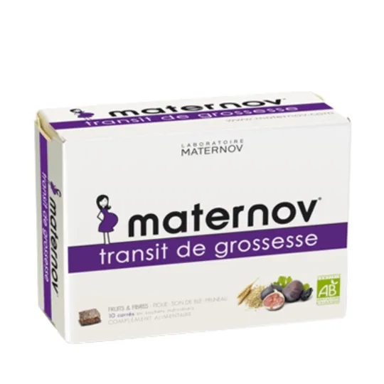 Maternov Transit de Grossesse Bio 10 Carrés