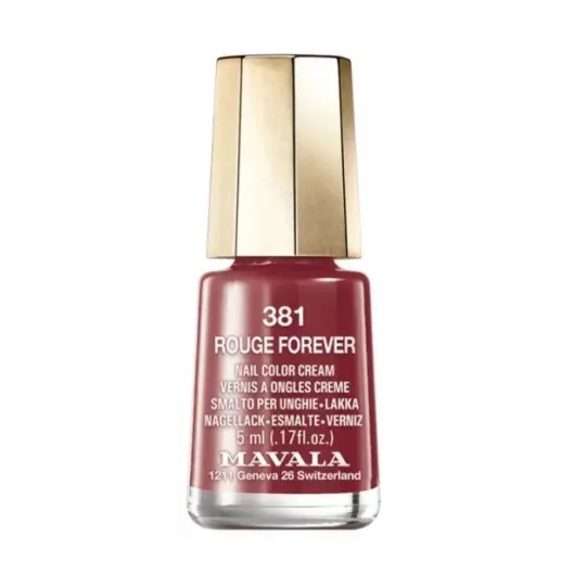 Mavala Vernis à Ongles Crème 5ml-381-Rouge Forever Mavala Vernis à Ongles Crème 5ml-381-Rouge Forever