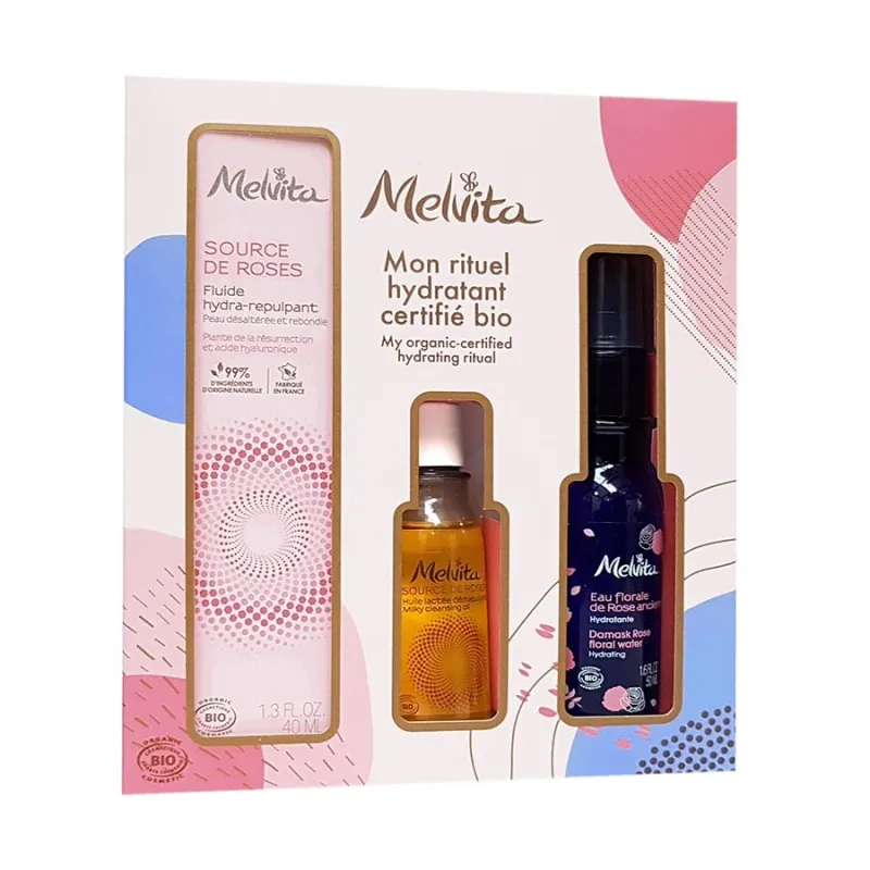 Melvita Coffret Mon Rituel Hydratant Bio 120ml