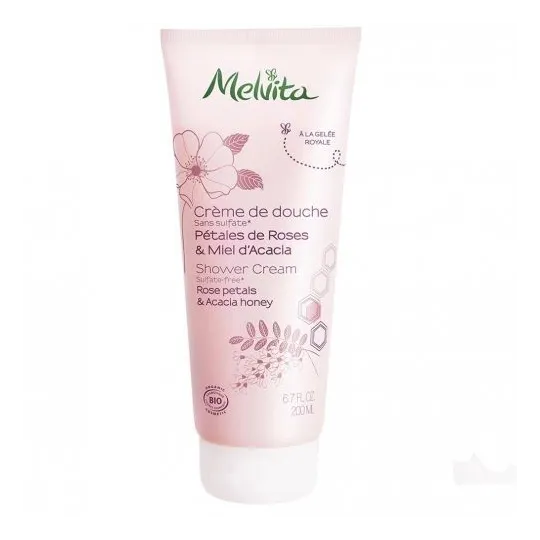 Melvita Crème de douche Rose et Miel d'acacias 200ml Melvita Crème de douche Rose et Miel d'acacias 200ml