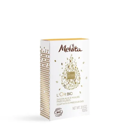 Melvita L'Or Bio Savon aux 5 Huiles Précieuses 100g