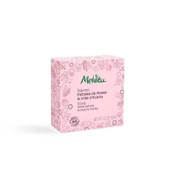 Melvita Savon Rose Miel d'Acacia Bio 100g
