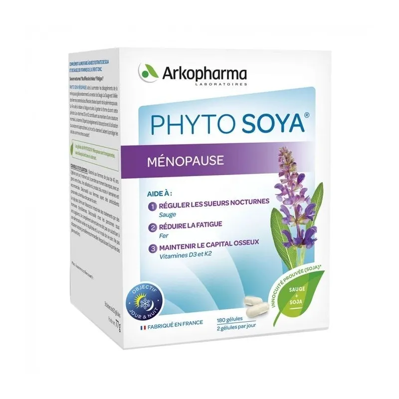Arkopharma Phyto Soya Ménopause 180 Gélules