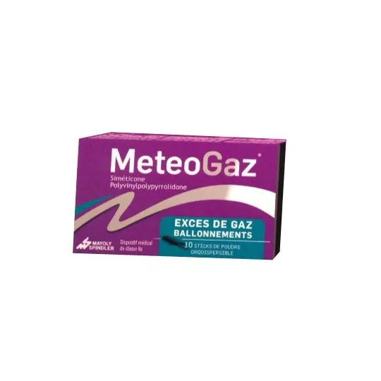Meteogaz Orodispersible 10 sticks Meteogaz Orodispersible 10 sticks