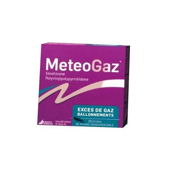 Meteogaz Orodispersible 20 sticks Meteogaz Orodispersible 20 sticks