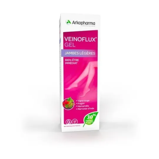 Arkopharma Veinoflux Gel Jambes Légères Bien-Etre immédiat 150ml Arkopharma Veinoflux Gel Jambes Légères Bien-Etre immédiat 150ml