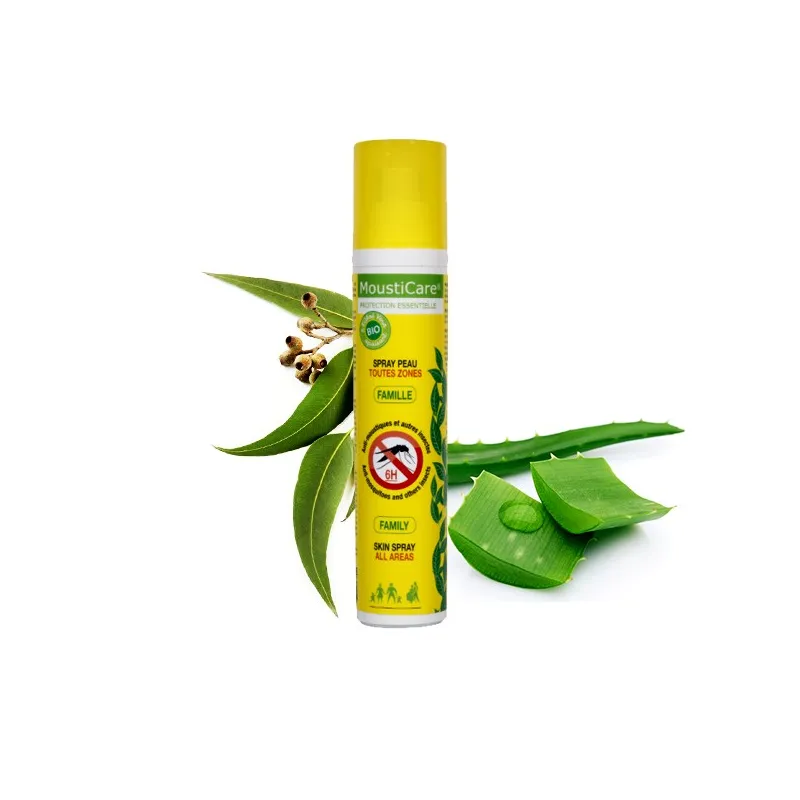 MoustiCare Spray Famille Anti-Moustiques Toute Zone 125ml
