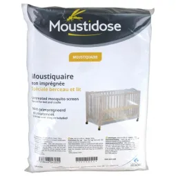 Moustidose Moustiquaire Non Imprégnée Spéciale Berceau et Lit