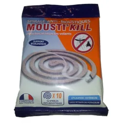 Mousti'kill 10 Spirales Anti-moustiques
