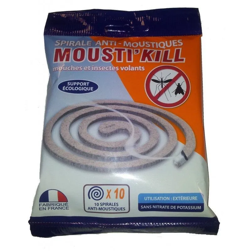 Mousti'kill 10 Spirales Anti-moustiques Mousti'kill 10 Spirales Anti-moustiques