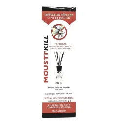 Mousti'Kill Diffuseur Répulsif Spécial Moustique Tigre 200ml