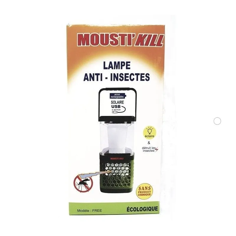 Mousti'Kill Lampe Anti-insectes Free Mousti'Kill Lampe Anti-insectes Free