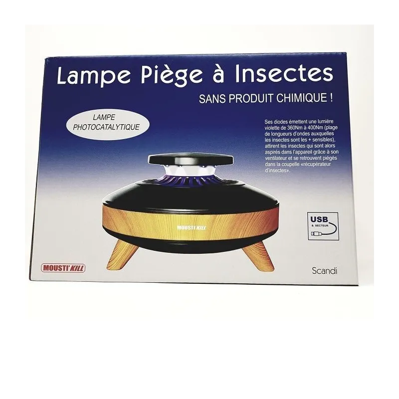Mousti'Kill Lampe Piège à Instectes Scandi Mousti'Kill Lampe Piège à Instectes Scandi