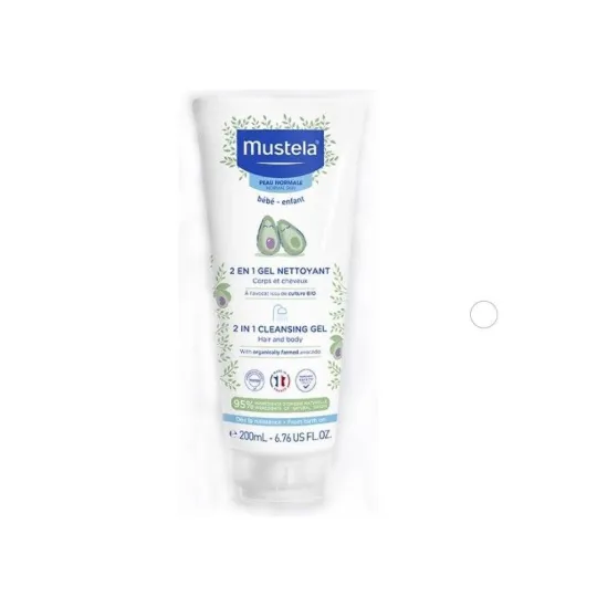 Mustela 2 en 1 Gel Nettoyant 200 ml Mustela 2 en 1 Gel Nettoyant 200 ml