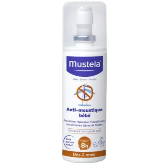 Mustela Anti-moustiques Bébé Emulsion Répulsive 100ml Mustela Anti-moustiques Bébé Emulsion Répulsive 100ml