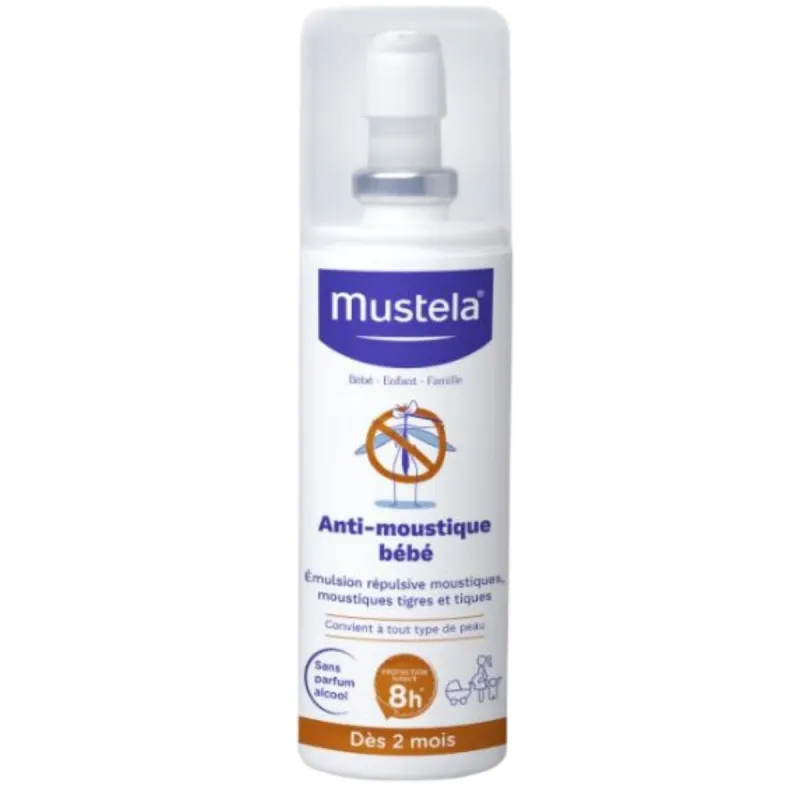 Mustela Anti-moustiques Bébé Emulsion Répulsive 100ml Mustela Anti-moustiques Bébé Emulsion Répulsive 100ml