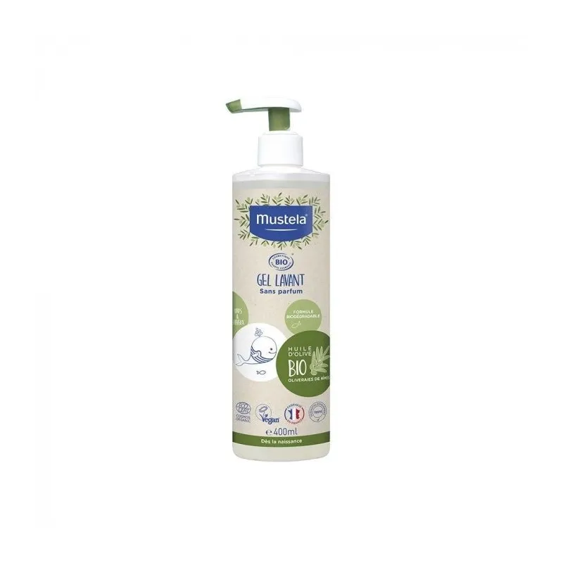 Mustela Gel Lavant Bio et Vegan 400ml Mustela Gel Lavant Bio et Vegan 400ml