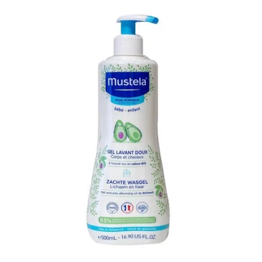 Mustela Gel Lavant Doux Peau Normale 500ml