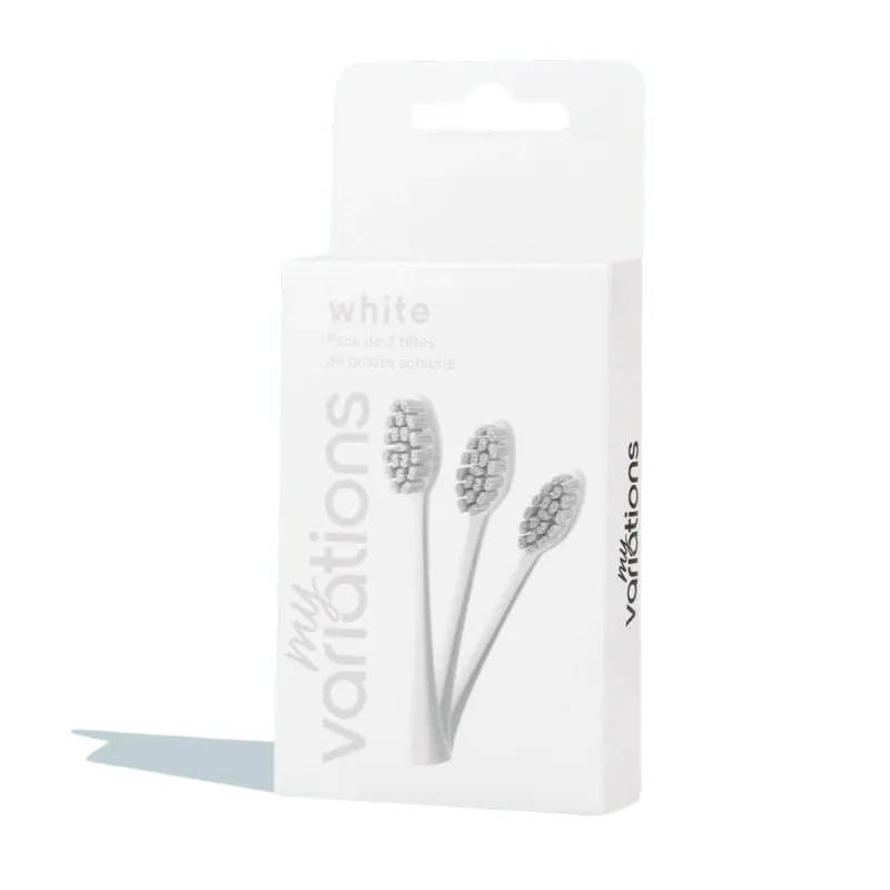 MyVariations Pack de 3 Têtes de Brosse à Dents Sonique Blanc MyVariations Pack de 3 Têtes de Brosse à Dents Sonique Blanc
