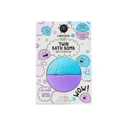 Nailmatic Kids Boule De Bain Duo Twin Bleue et Mauve 2x85gr