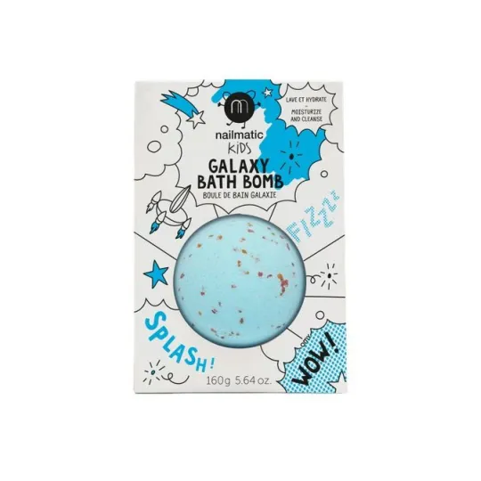 Nailmatic Kids Boule De Bain Galaxy Bleue 160gr Nailmatic Kids Boule De Bain Galaxy Bleue 160gr