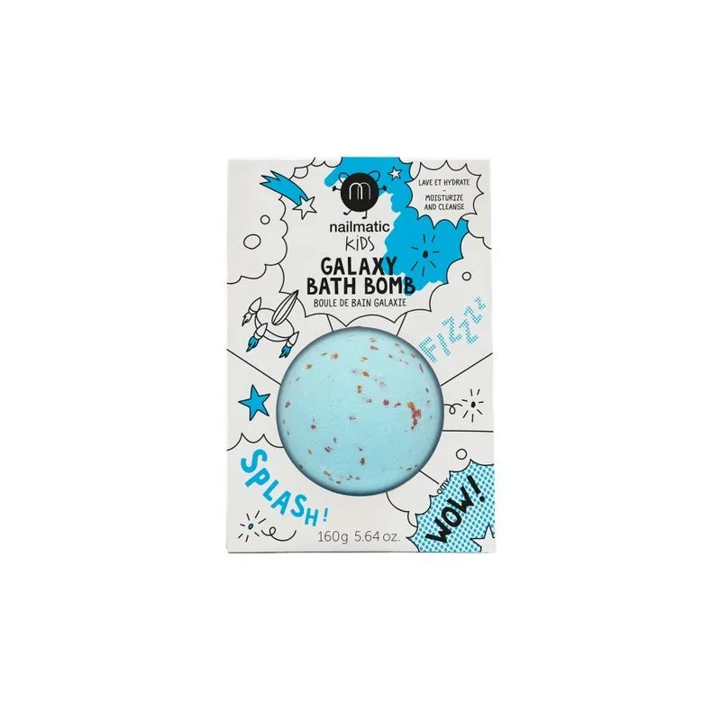 Nailmatic Kids Boule De Bain Galaxy Bleue 160gr Nailmatic Kids Boule De Bain Galaxy Bleue 160gr