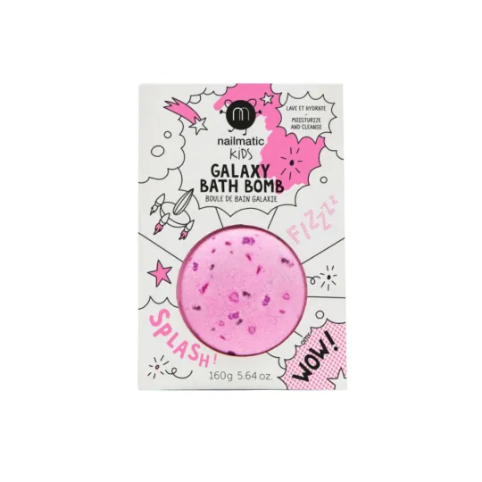 Nailmatic Kids Boule De Bain Galaxy Rose 160gr Nailmatic Kids Boule De Bain Galaxy Rose 160gr