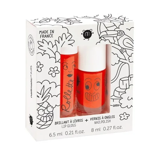 Nailmatic Kids Coffret Vernis à Ongles et Gloss Tropical Nailmatic Kids Coffret Vernis à Ongles et Gloss Tropical