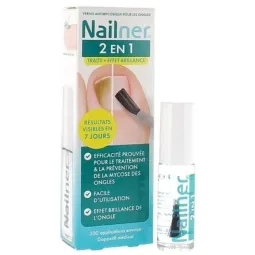 Nailner Pinceau 2 en 1 5ml