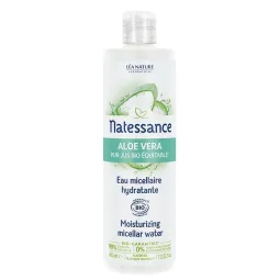 Natessance Aloe Vera Eau Micellaire Hydratante Bio 400ml