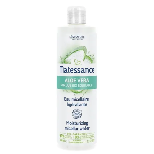Natessance Aloe Vera Eau Micellaire Hydratante Bio 400ml Natessance Aloe Vera Eau Micellaire Hydratante Bio 400ml