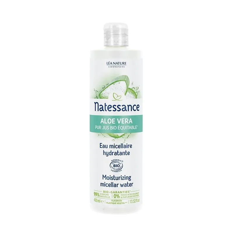 Natessance Aloe Vera Eau Micellaire Hydratante Bio 400ml Natessance Aloe Vera Eau Micellaire Hydratante Bio 400ml