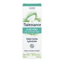 Natessance Aloe Vera Gelée Fraîche Hydratante 50ml